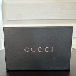 Gucci Box – Small - Card Holder Jewelry Key Chain - 4.75” x 3.25” x 1.5”